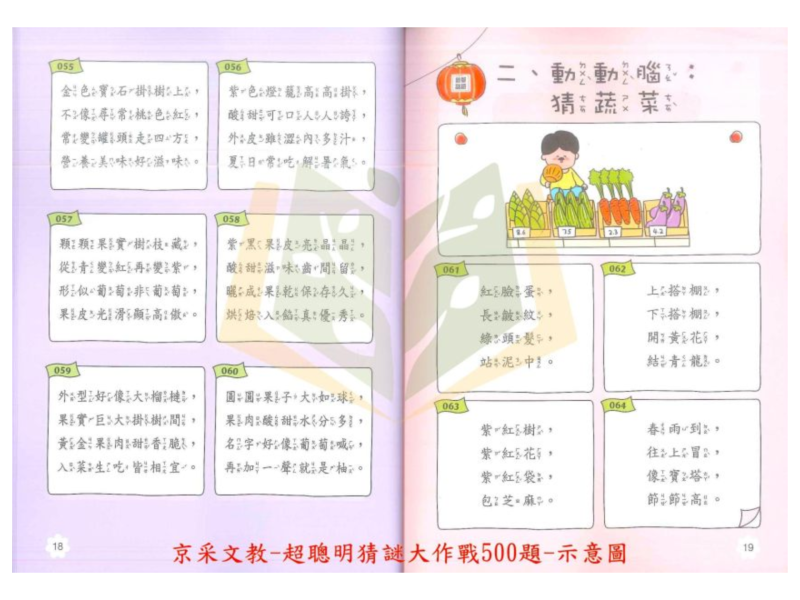 京采國小【天才小學堂】超聰明猜謎大作戰/超爆笑腦洞大對決｜腦筋急轉彎 幽默諧音 邏輯推理 觀察聯想 知識探索｜自主閱讀 親子共讀 腦力開發 益智學習 課後延伸｜附解答【圖書】【大方書局】 京采國小,天才小學堂,超聰明猜謎大作戰,超爆笑腦洞大對決,腦筋急轉彎,猜謎書,幽默諧音,邏輯推理,親子共讀,腦力開發,附解答