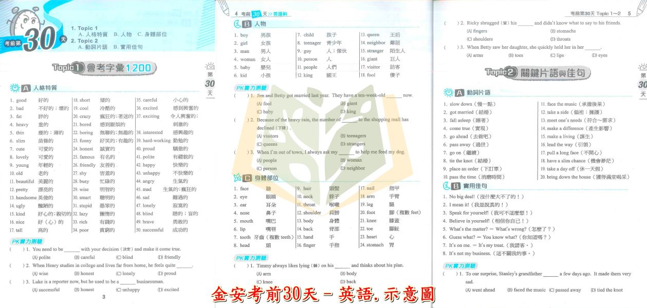 考前衝刺推薦 金安國中 115會考 考前30天 國文 英語 數學 自然 社會 套書 附解答【國中會考】 115會考 金安 考前30天 模擬題本 素養閱讀 會考衝刺 國文 英語 數學 自然 社會 題庫 附詳解 解題技巧 國中會考 套書