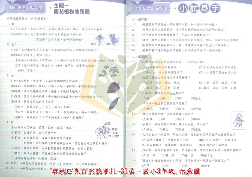 店長推薦 薄本進階題型首選 奧林匹克【全國奧林匹克自然競賽】 11~20屆 歷屆試題｜國小組｜附解答｜【國小自然輔材】 全國奧林匹克自然競賽,奧林匹克自然,自然競賽,歷屆試題,國小組,國小自然輔材,進階題型,考前刷題,附解答