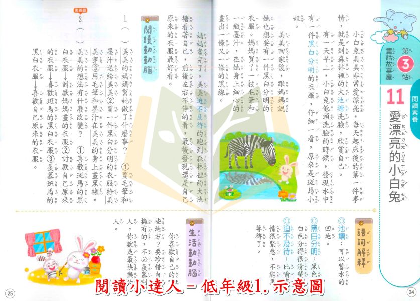 翰林國小 閱讀小達人 國小國語 低年級 中年級 高年級 附解答【國小國語輔材】 