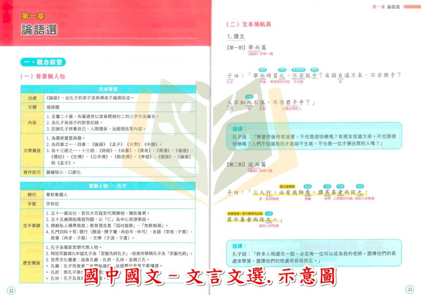 中華未來國中 國中會考制霸 素養講義題本 國文 生物 地理 歷史 公民 附解答【國中會考】 
