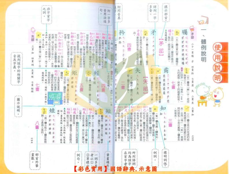 世一【彩色實用】國語辭典｜適用國小中/高年級｜收錄八千餘常用字罕用字｜教育部一字多音審訂 標準國字筆順｜完整注音 筆畫順序｜三種檢索方式｜精美插圖 輔助造詞造句｜【字典】【大方書局】 世一國語辭典,彩色實用國語辭典,國小國語辭典,國語字典,國小字典,中高年級,完整注音,國字筆順,一字多音,常用字,罕用字,造詞造句,三種檢索