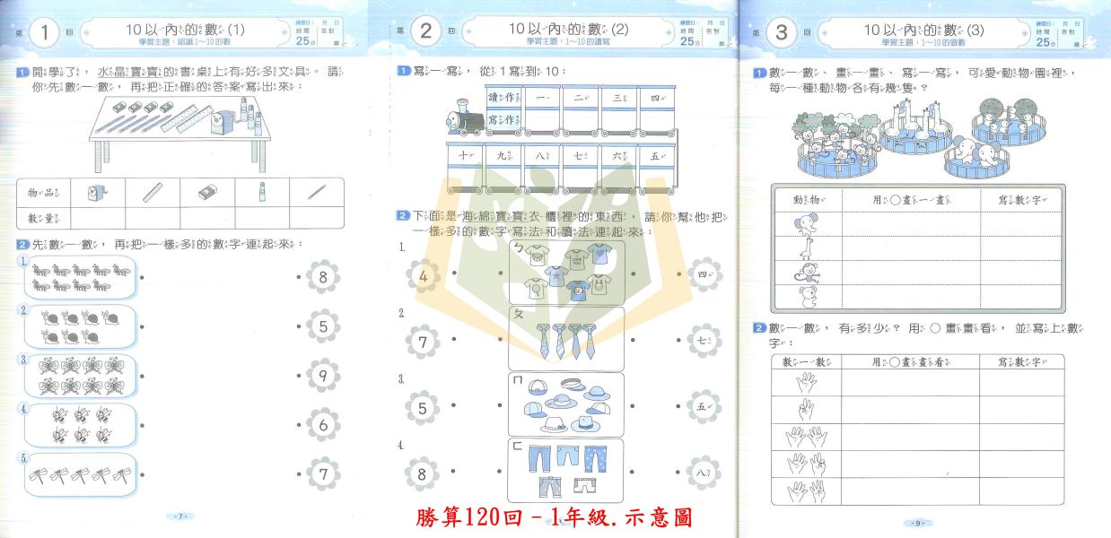 翰林國小 勝算120回 國小數學 1~6年級 附解答【國小數學輔材】 