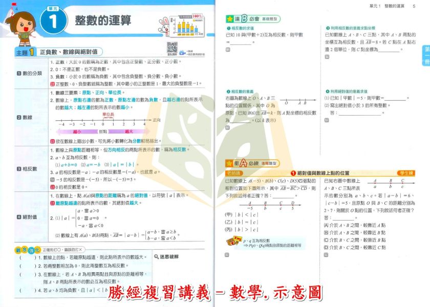 康軒國中 115會考 勝經複習講義 國文 英語 數學 生物 理化 地理 歷史 公民 附解答【國中會考】 