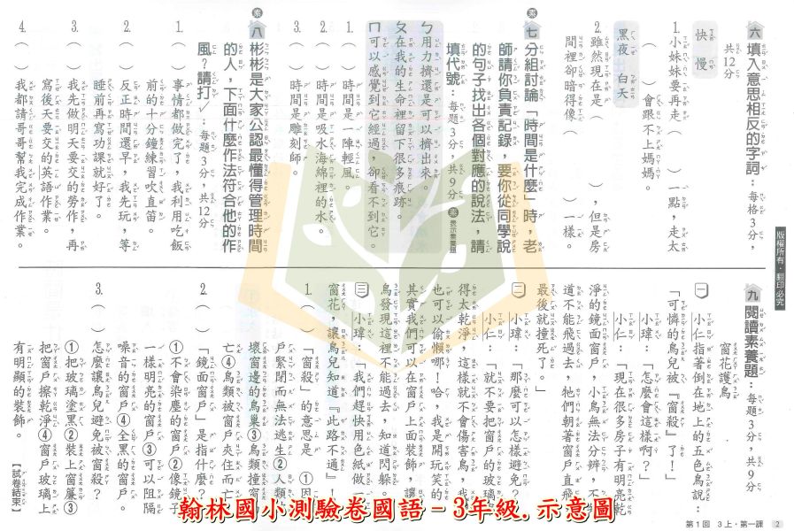 翰林國小 114上 最新版《國小測驗卷》國小1~6年級 國語 數學 生活 自然 社會 附解答+雙面試題 114上, 翰林國小, 國小測驗卷, 國小考卷, 模擬試題, 雙面試題, 可撕式, 國語, 數學, 自然, 社會, 生活, 附解答, 考前複習