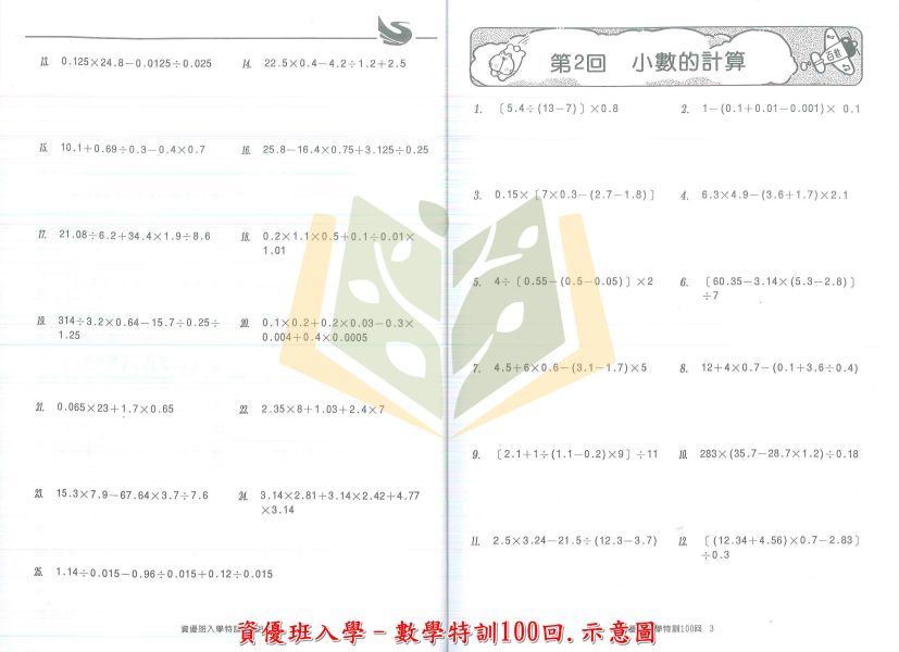 百世國小 資優班入學 國語80回 數學100回 自然75回 IQ180【升國中/私中教材】 