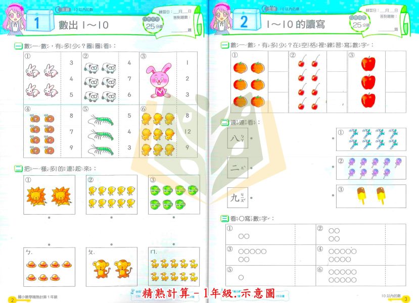 南一國小 精熟計算 國小數學 1~6年級 附解答【國小數學輔材】 