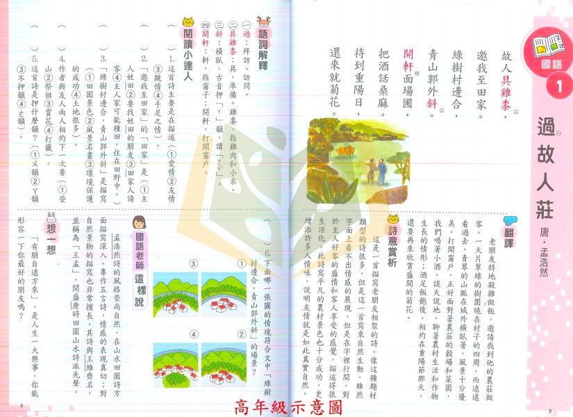 世一國小 閱讀素養養成 小學生的跨領域閱讀 國小國語 低年級 中年級 高年級 附解答【國小國語輔材】 