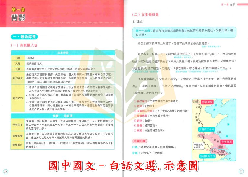 中華未來國中 國中會考制霸 素養講義題本 國文 生物 地理 歷史 公民 附解答【國中會考】 