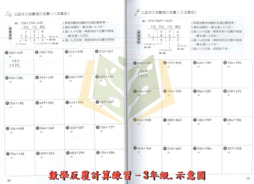 世一國小 數學系列 數學反覆計算練習 數學反覆應用練習 國小數學 1~6年級 附解答【國小數學輔材】 