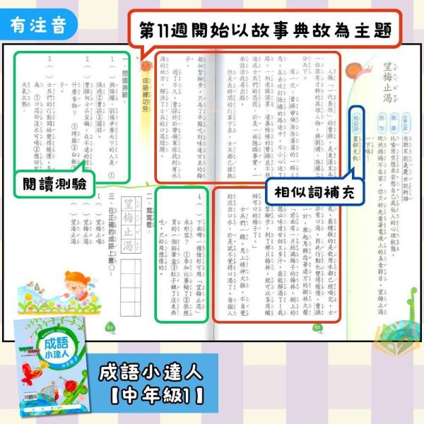 店長推薦 成語首選 翰林國小【成語小達人】1~6年級｜附解答｜【國小國語輔材】 翰林國小 成語小達人 國小國語 成語故事 成語練習 生活化成語 遊戲化學習 語文素養 國小語文 附解答