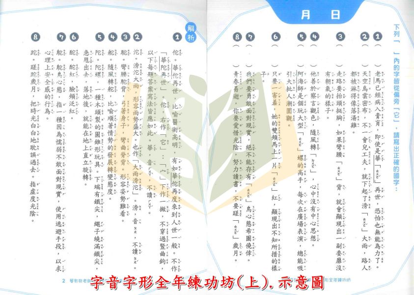 螢火蟲【字音字形全年練功坊】上冊【國小國語輔材】 