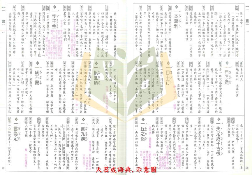 高升鑫 大器成語典【字典】 