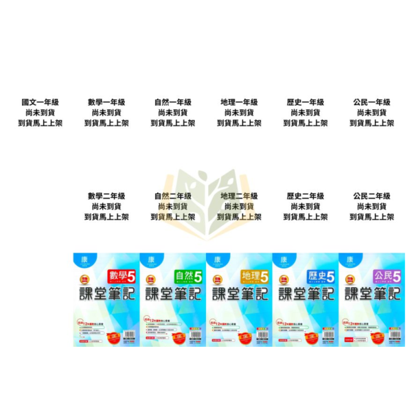 明霖國中 講義 課堂筆記 適用康軒 翰林 南一 114上 國中1~3年級 國文 數學 自然 地理 歷史 公民 附解答 
