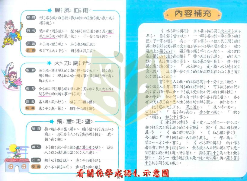 成語漫畫書 世一【靠關係學成語】1~4集｜9歲以上適用｜【國小國語輔材】 世一國小 靠關係學成語 成語故事 成語典故 歷史人物歷史故事 成語練習 附解答 國小國語 國小語文 趣味學成語 閱讀理解