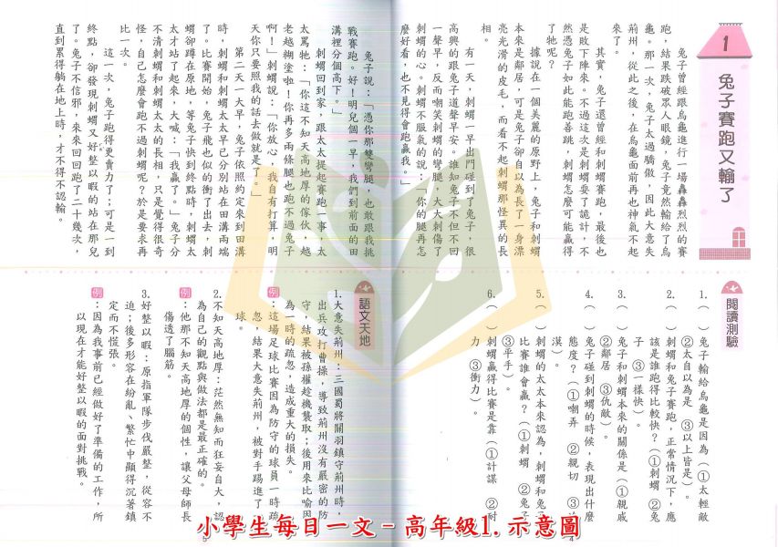 捷英社國小 小學生 每日一文 國小國語 低年級 中年級 高年級 附解答【國小國語輔材】 