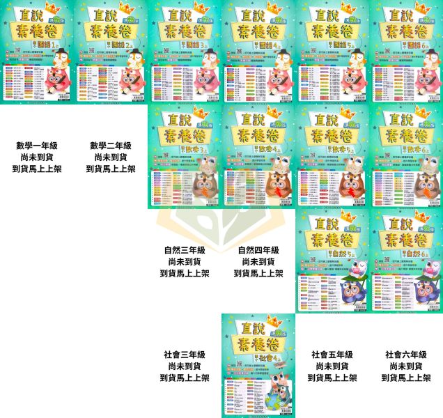 高升鑫國小 115上 最新版 國小測驗卷《直說素養測驗卷》適用康軒/翰林/南一 國小1~6年級 國語 數學 自然 社會 附解答＋雙面試題 115上, 高升鑫, 直說素養, 測驗卷, 國小測驗卷, 國語, 數學, 自然, 社會, 康軒, 翰林, 南一, 附解答, 雙面試題, 素養導向, 考前複習