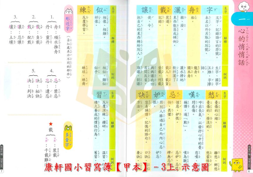 114上 最新版 國小生字甲乙本 康軒/翰林/南一 國小1~6年級｜生字練習簿/語文習寫簿/字詞語練習簿/字詞習寫簿 國小生字簿, 國小語文習寫簿, 字詞練習簿, 康軒生字甲乙本, 翰林生字簿, 南一字詞簿, 114課綱國小, 1-6年級語文練習