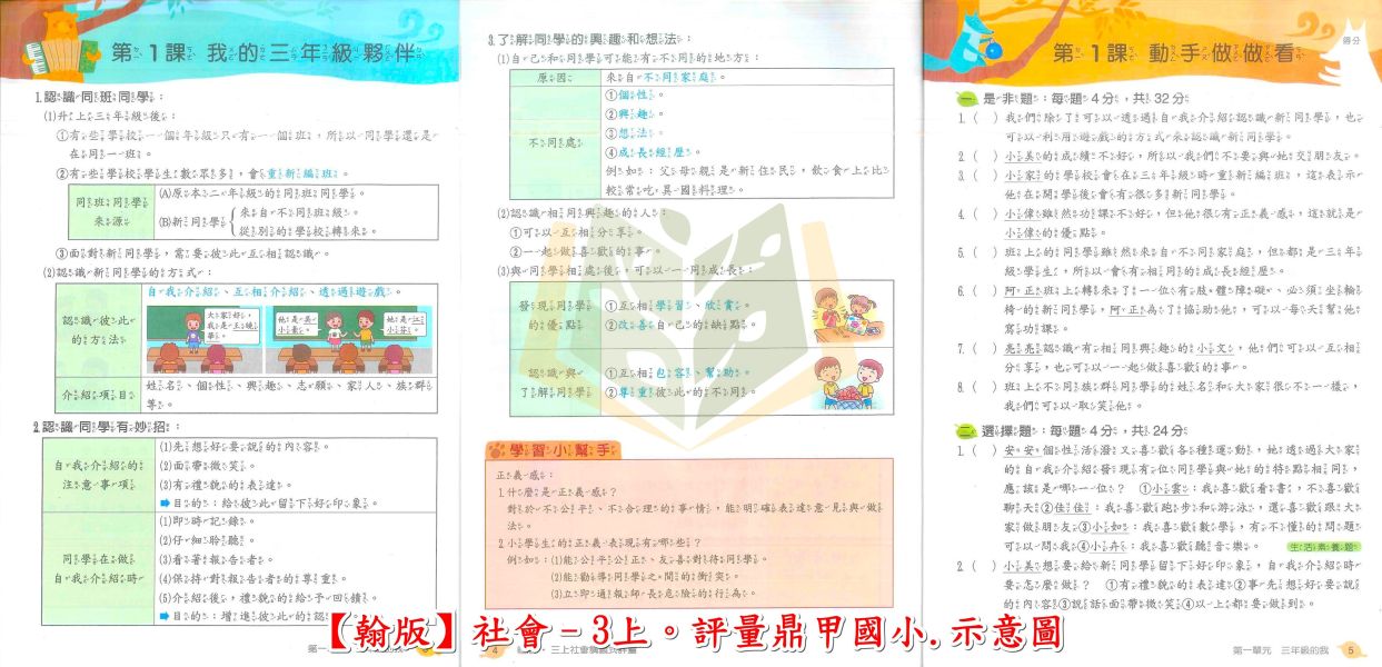 鼎甲國小 評量 講義式評量 適用翰林 114上 113下 國小1~6年級 國語 數學 生活 自然 社會 附解答 附5回月考複習卷 