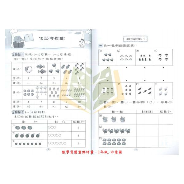 光田國小 數學資優重點評量 1~6年級【國小數學輔材】 