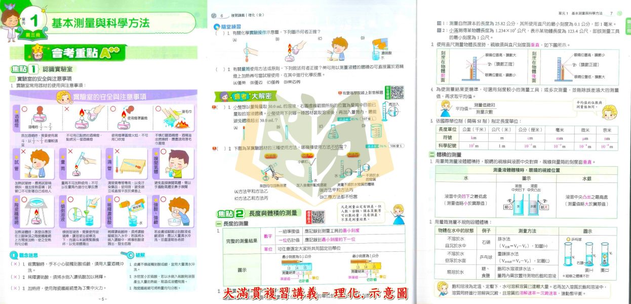 翰林國中 115會考 大滿貫 複習講義 國文 英語 數學 生物 理化 地科 地理 歷史 公民 附解答【國中會考】 