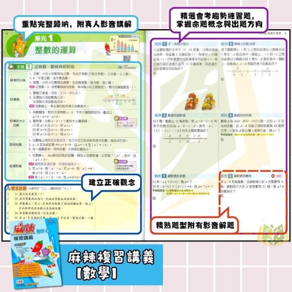 會考推薦 116國中會考 康軒 【麻辣】複習講義 ｜國文/英語/數學/生物/理化/地科/地理/歷史/公民｜ 附解答【國中會考】 116會考 康軒 麻辣 複習講義 國文 英語 數學 生物 理化 地科 地理 歷史 公民 教學影片 解題影片 學力e評量 附解答 素養題 國中會考