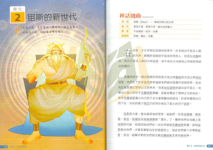 【圖書】神話探索–希臘諸神的傳說.翰林出版 