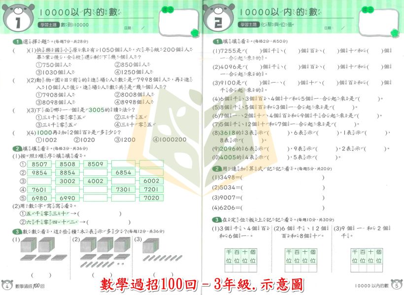 康軒國小 數學過招100回 國小數學 1~6年級 附解答【國小數學輔材】 