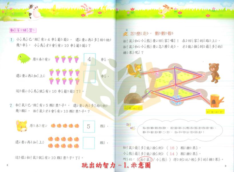 【前程】 玩出幼智力 幼稚園 中班 大班 附解答【學齡前教材】 前程幼兒數學、幼稚園中班、大班數學教材、數量概念、圖形空間、邏輯推理、數學啟蒙、生活化題型、學齡前數學、趣味學習