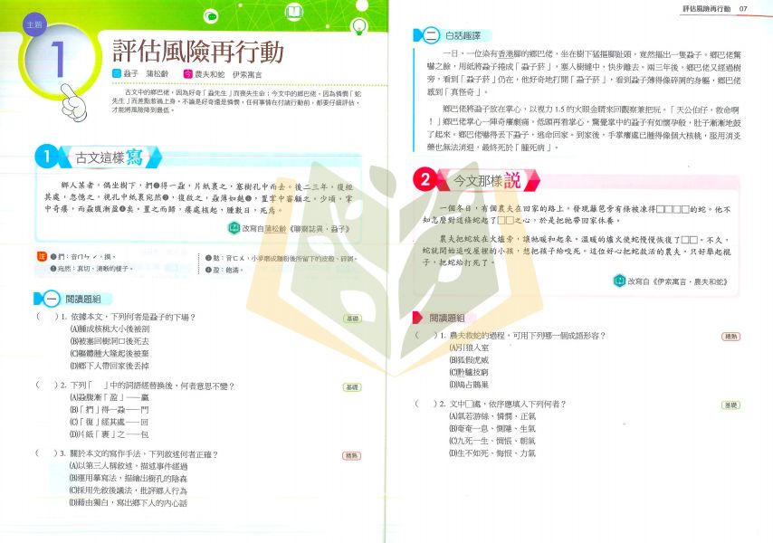 南一國中 高手閱讀 國中國文 閱讀OnLine 2.0【國中國文輔材】 