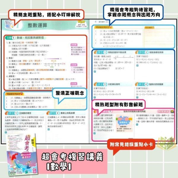 116國中會考 南一【超會考】複習講義｜國文/英語/數學/生物/理化/地科/地理/歷史/公民 附解答 116會考 南一 超會考 複習講義 國中會考 模擬試題 附解答 真人教學影片 解題影片 國文 英語 數學 理化 生物 地科 社會 地理 歷史 公民
