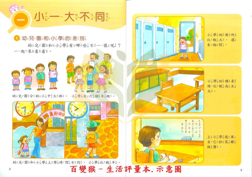 升小一 小康軒幼教【套書】 百變猴ㄅㄆㄇ 百變猴123 百變猴 國語 數學 生活 無解答 【升小一暑假先修】 
