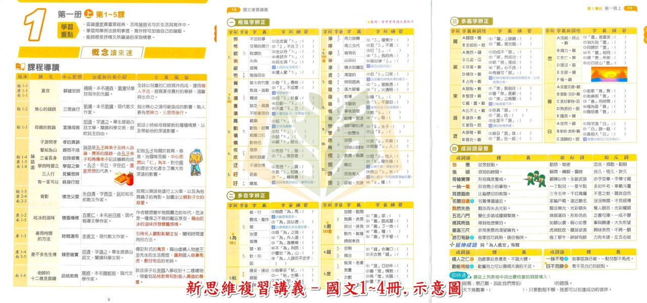 金安國中 115會考 新思維 複習講義 國文 英語 附解答【國中會考】 