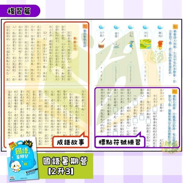 國小暑假先修｜康軒國小 國語暑期營/數學暑期營/國語數學暑期營｜ 綜合版 1~6年級( 附解答 ) 康軒教材,暑假作業,國小複習,國語暑期營,數學暑期營,國語數學,升年級先修,附解答,暑假練習本,國小教材