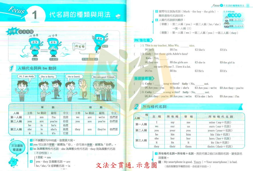 金安國中 文法全貫通 3合1英語輕鬆記【附CD】附解答 