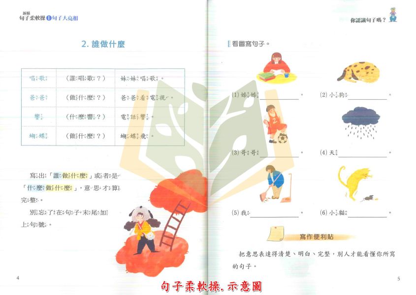 螢火蟲國小【讀兒歌學語文/句子柔軟操】低/中年級 附解答【國小國語輔材】 國語輔材、國小寫作教材、兒歌語文學習、作文練習書、句型練習、低中年級國語、語文素養、閱讀理解、造句學習、國小作文教學