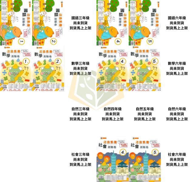 良品國小 115上 最新版 國小測驗卷《活潑測驗卷》適用翰林 國小1~6年級 國語 數學 自然 社會 附解答＋雙面試題 115上, 良品, 測驗卷, 活潑測驗卷, 素養測驗卷, 國小測驗卷, 翰林版, 國語, 數學, 自然, 社會, 附解答, 雙面試題, 可撕式, 考前複習, 模擬考卷