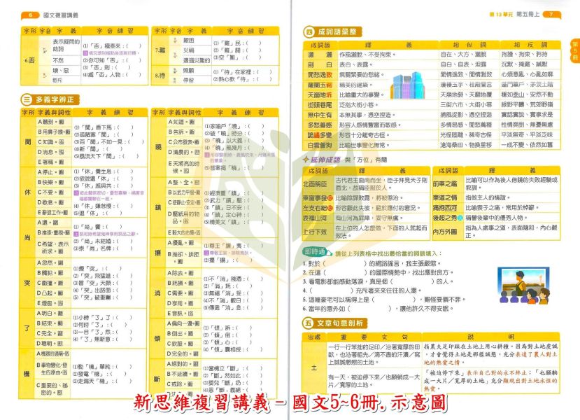 金安國中 115會考 新思維 複習講義 國文 英語 附解答【國中會考】 