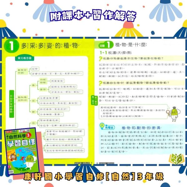 康軒國小 114下【國小自修】學習自修 國小1~6年級｜國語/數學/生活/自然/社會｜附課本/習作解答/附解答｜ 114上, 學習自修, 國小自修, 康軒版, 國語, 數學, 自然, 社會, 1~6年級, 附課本解答, 附習作解答
