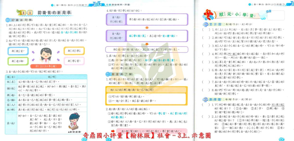 奇鼎國小 114上 最新版 國小評量《課堂精華評量》適用翰林 國小1~6年級 國語 數學 生活 自然 社會 附解答 附5回月考複習卷 114上, 奇鼎, 國小評量, 課堂精華評量, 翰林版, 國語, 數學, 自然, 生活, 社會, 附解答, 月考複習卷, 安親班, 條列重點, 考前複習