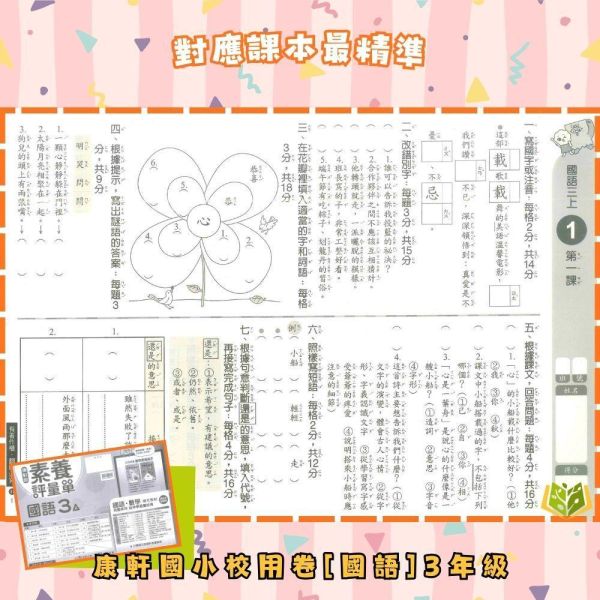 【預購】康軒國小 115上｜【國小校用卷】國小素養評量單｜國小1~6年級｜國語/數學/生活/自然/社會｜《學用+解答》 康軒國小115上,國小校用卷,素養評量單,康軒評量單,國語評量,數學評量,生活評量,自然評量,社會評量,學用,解答