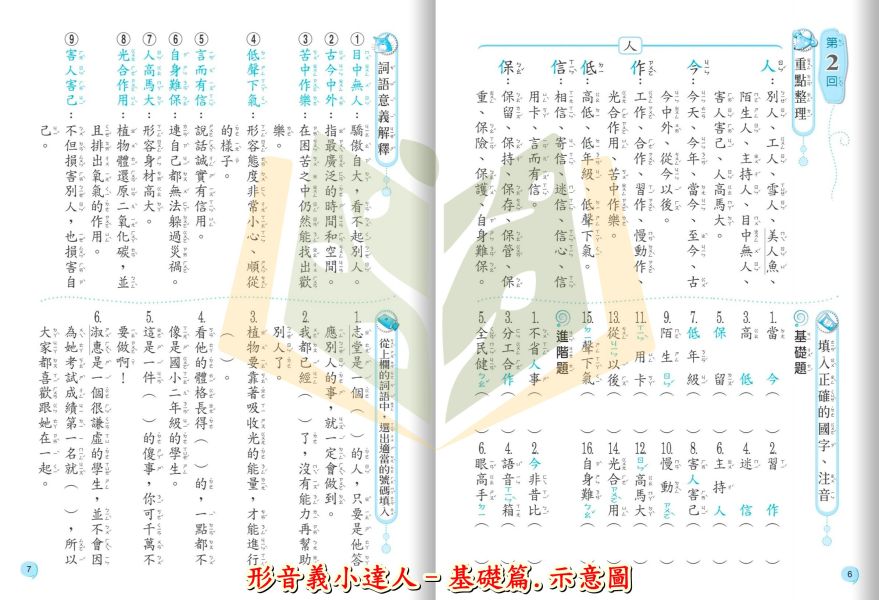 翰林國小 形音義小達人 國小國語 基礎篇 第1輯~第4輯 低年級 中年級 高年級 附解答【國小國語輔材】 