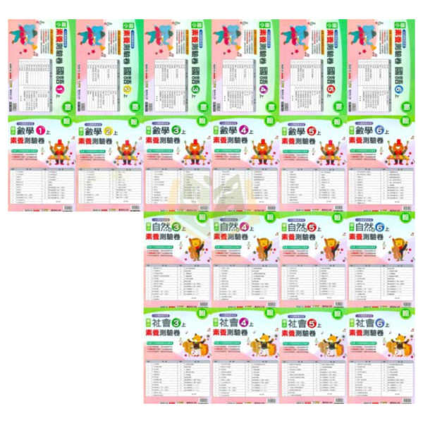 明霖國小 114上 最新版 國小測驗卷《素養測驗卷》適用康軒/翰林/南一 國小1~6年級  國語 數學 生活 自然 社會 附解答＋雙面試題 114上, 明霖, 素養測驗卷, 國小測驗卷, 康軒, 翰林, 南一, 國語, 數學, 自然, 生活, 社會, 附解答, 雙面試題, 考前複習, 素養導向