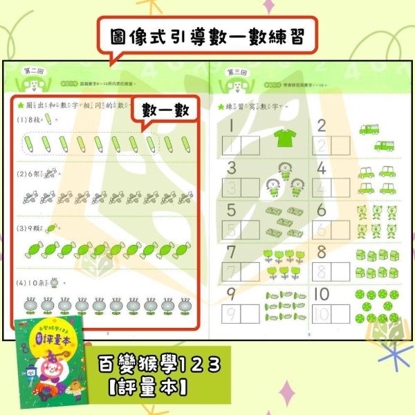 升小一暑假先修｜小康軒幼教 百變猴ㄅㄆㄇ&123套書｜國語數學生活評量（無解答） 小一先修教材,幼小銜接,注音教材,有聲書教材,ㄅㄆㄇ學習,幼兒數學,親子共讀,學前準備,閱讀能力,基礎數學