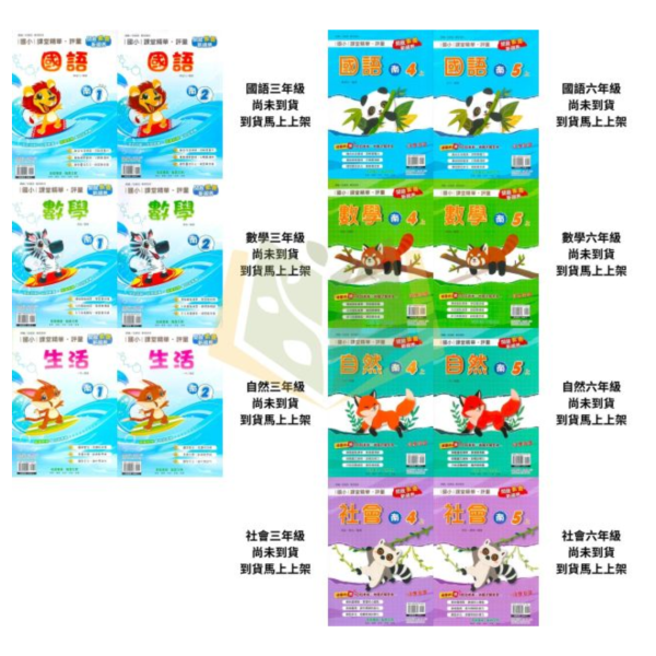 奇鼎國小 115上《課堂精華評量》適用南一 國小1~6年級 國語/數學/生活/自然/社會 附解答 附5回月考複習卷 115上, 奇鼎, 國小評量, 課堂精華評量, 南一版, 國語, 數學, 自然, 生活, 社會, 附解答, 月考複習卷, 安親班, 條列重點, 考前複習