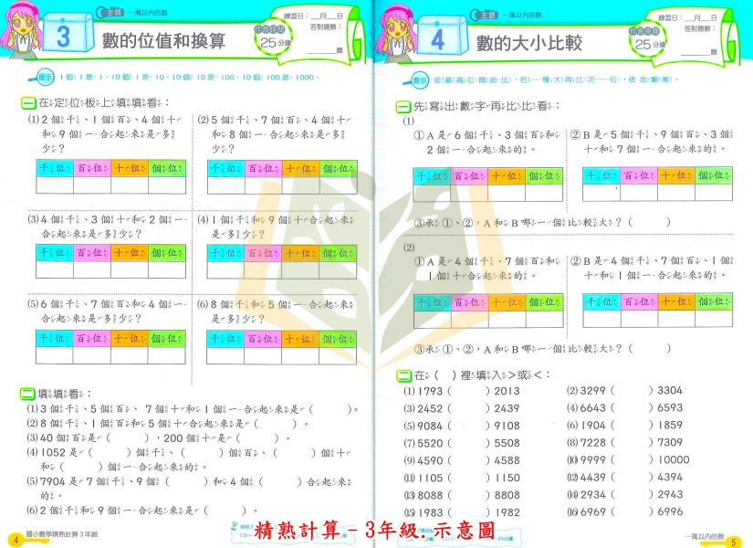 南一國小 精熟計算 國小數學 1~6年級 附解答【國小數學輔材】 