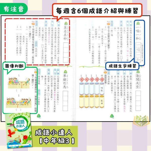 店長推薦 成語首選 翰林國小【成語小達人】1~6年級｜附解答｜【國小國語輔材】 翰林國小 成語小達人 國小國語 成語故事 成語練習 生活化成語 遊戲化學習 語文素養 國小語文 附解答
