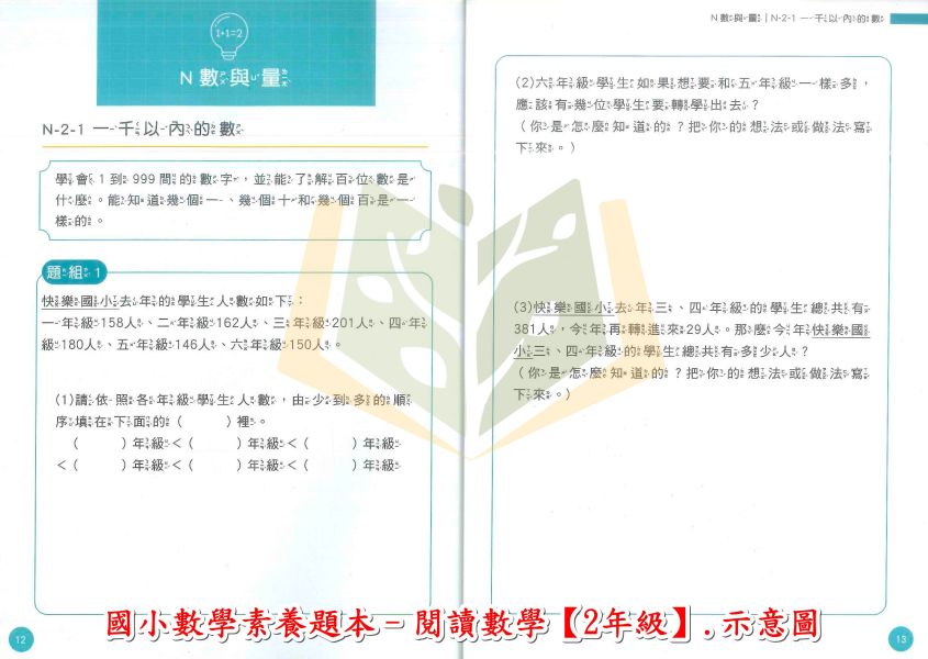 大碩 中華未來學校教育學會 國小國文素養題本 低年級 中年級 高年級 國小數學素養題本 1~6年級 附解答【國小國語輔材】 
