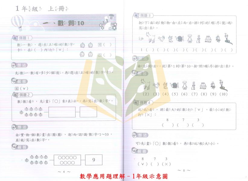 光田國小 數學應用題理解 國小數學 1~6年級 附解答【國小數學輔材】 