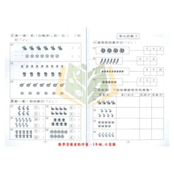 光田國小 數學資優重點評量 1~6年級【國小數學輔材】 